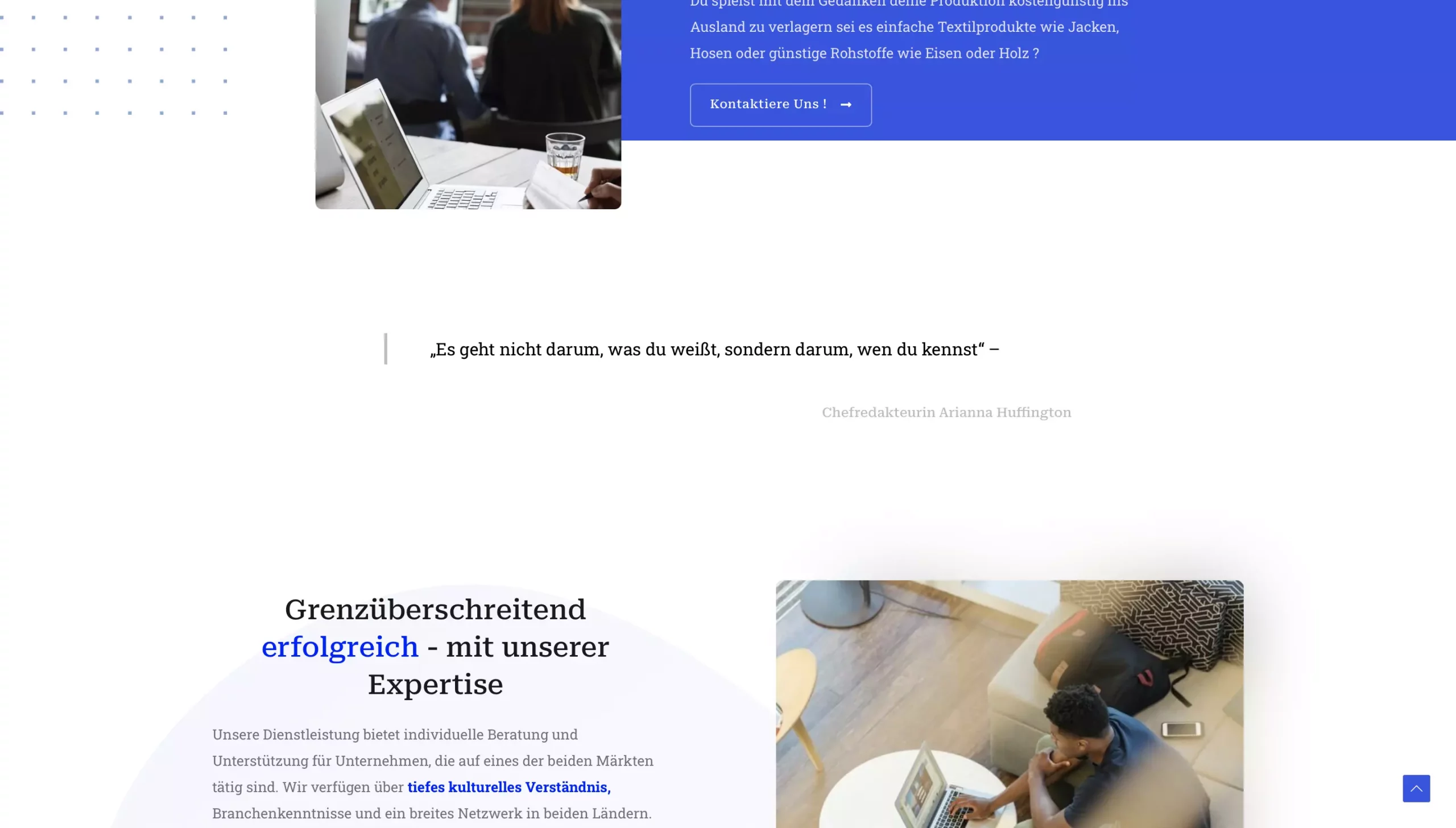 Consulting Webseite