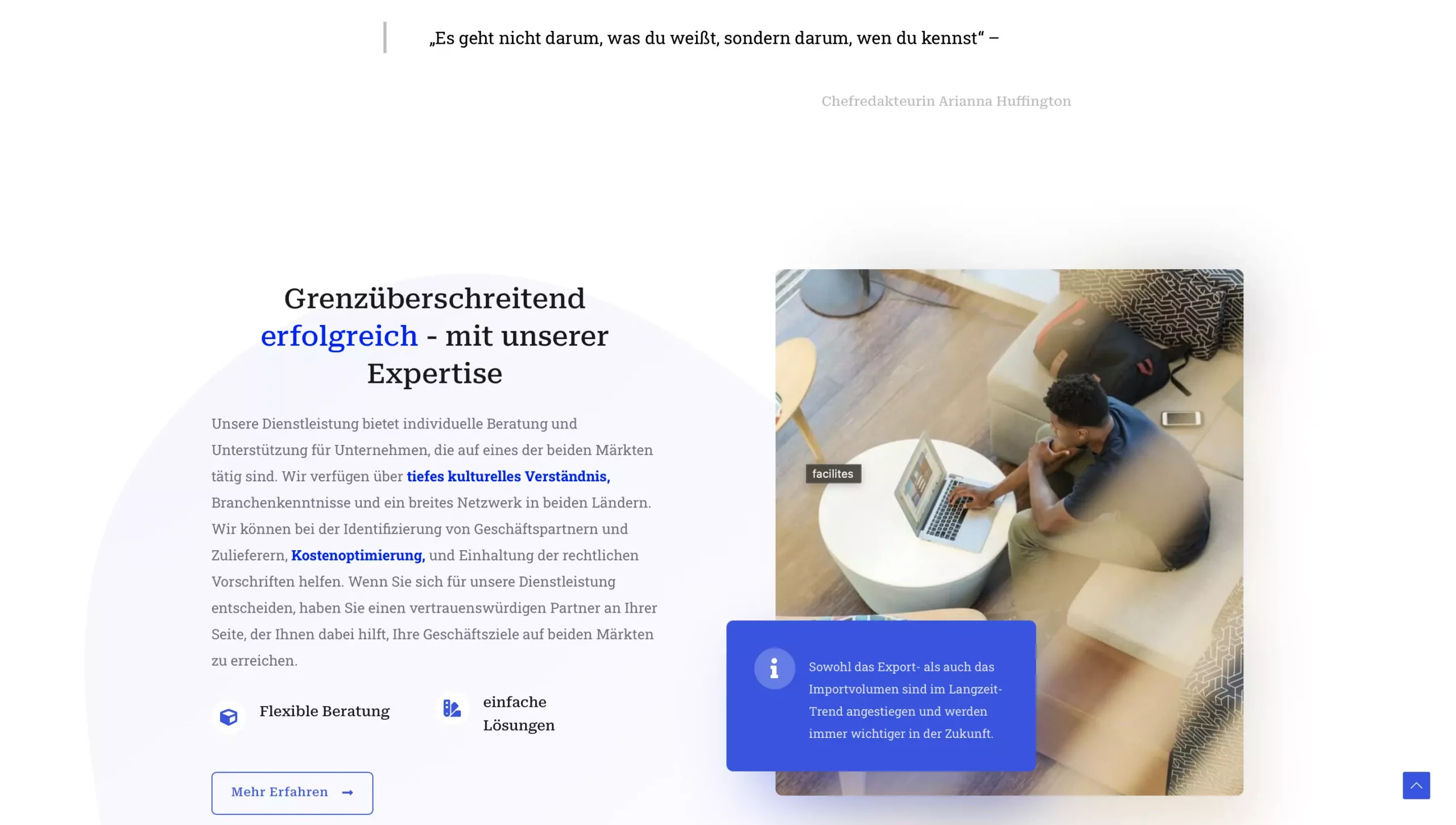 Consulting Webseite